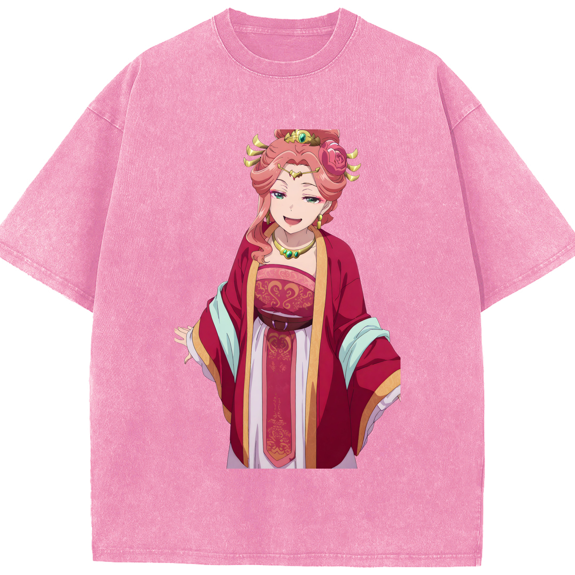 （画像用） 薬屋のひとりごと The Apothecary Diaries 綿100% ヴィンテージ風 半袖Tシャツ（フロントプリント）